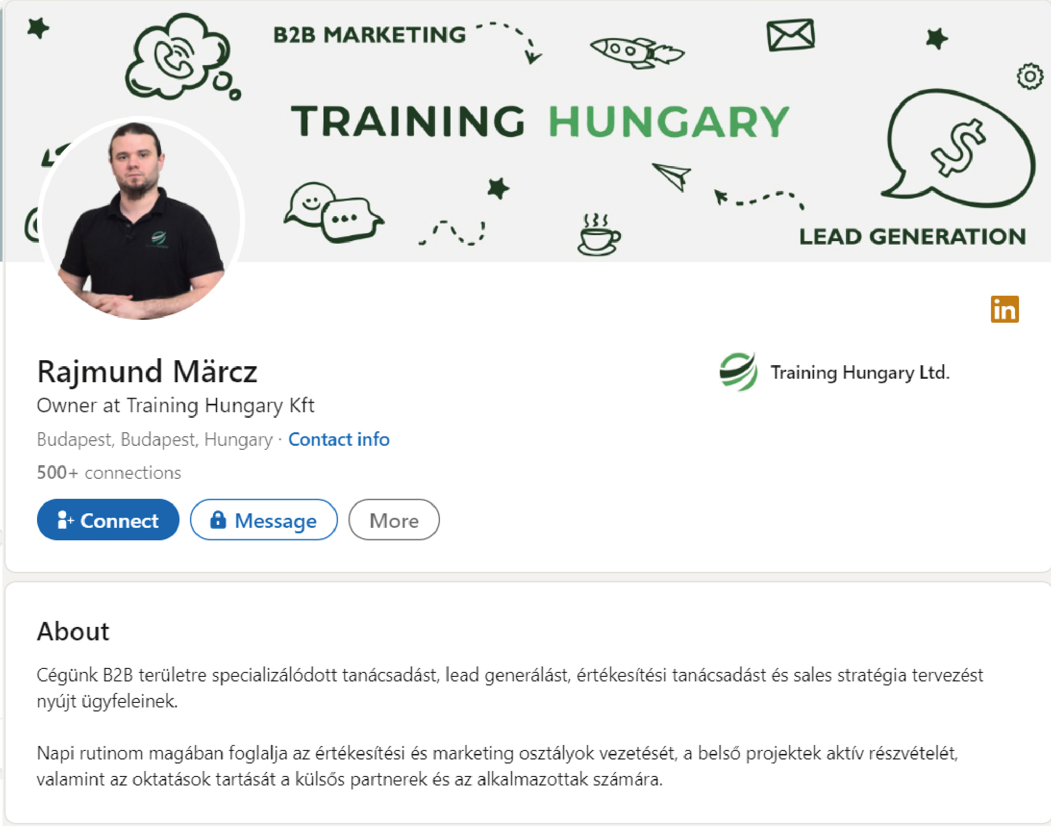 Profil utána